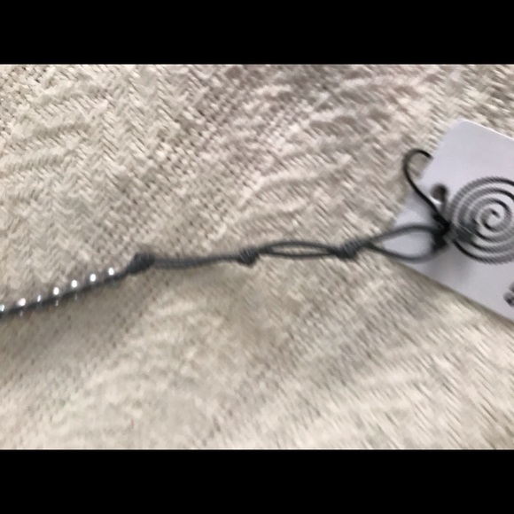 Women’s aquamarine  jade & grey pearl  bracelet - Picture 4 of 5